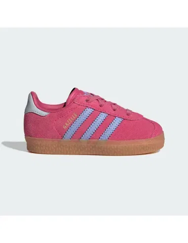 Кроссовки Gazelle, Adidas, шок-розовый/голубая искра/гало-голубой — фото 2