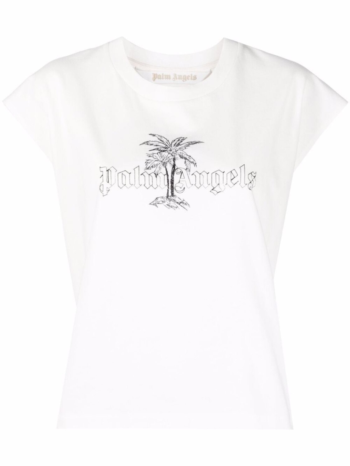 

Palm Angels топ с логотипом, белый