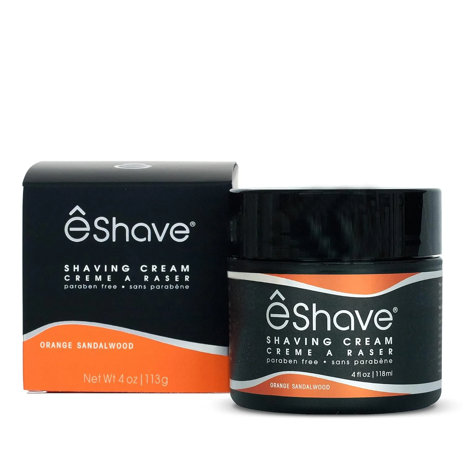 Крем для бритья eShave Orange Sandalwood, предотвращает раздражение и обеспечивает мягкое бритье