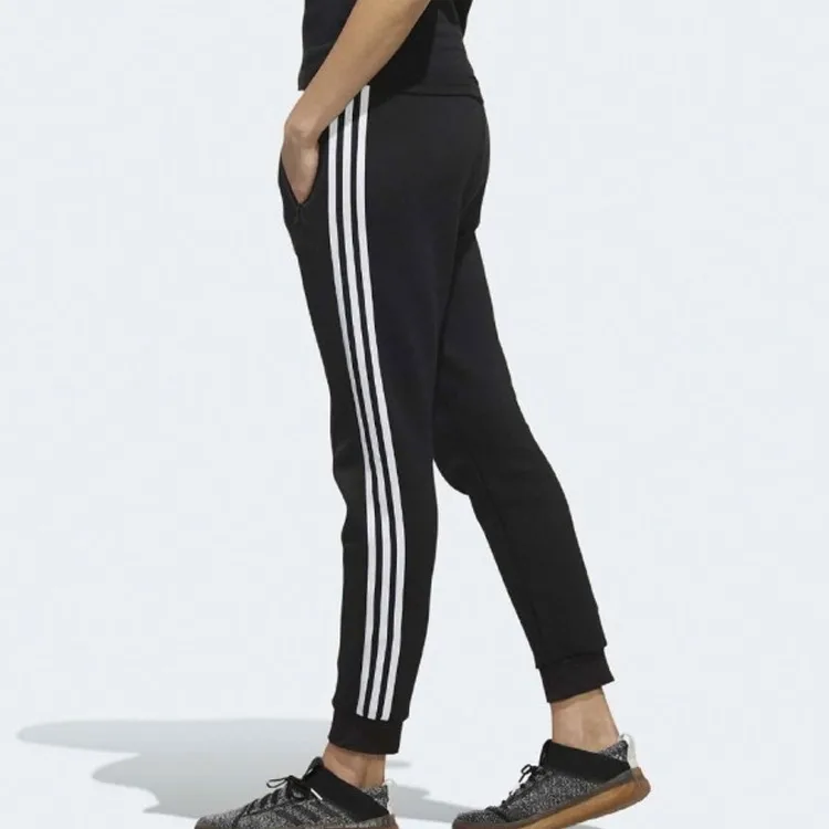 Adidas Вязаные спортивные штаны женские черно-белые — фото 4