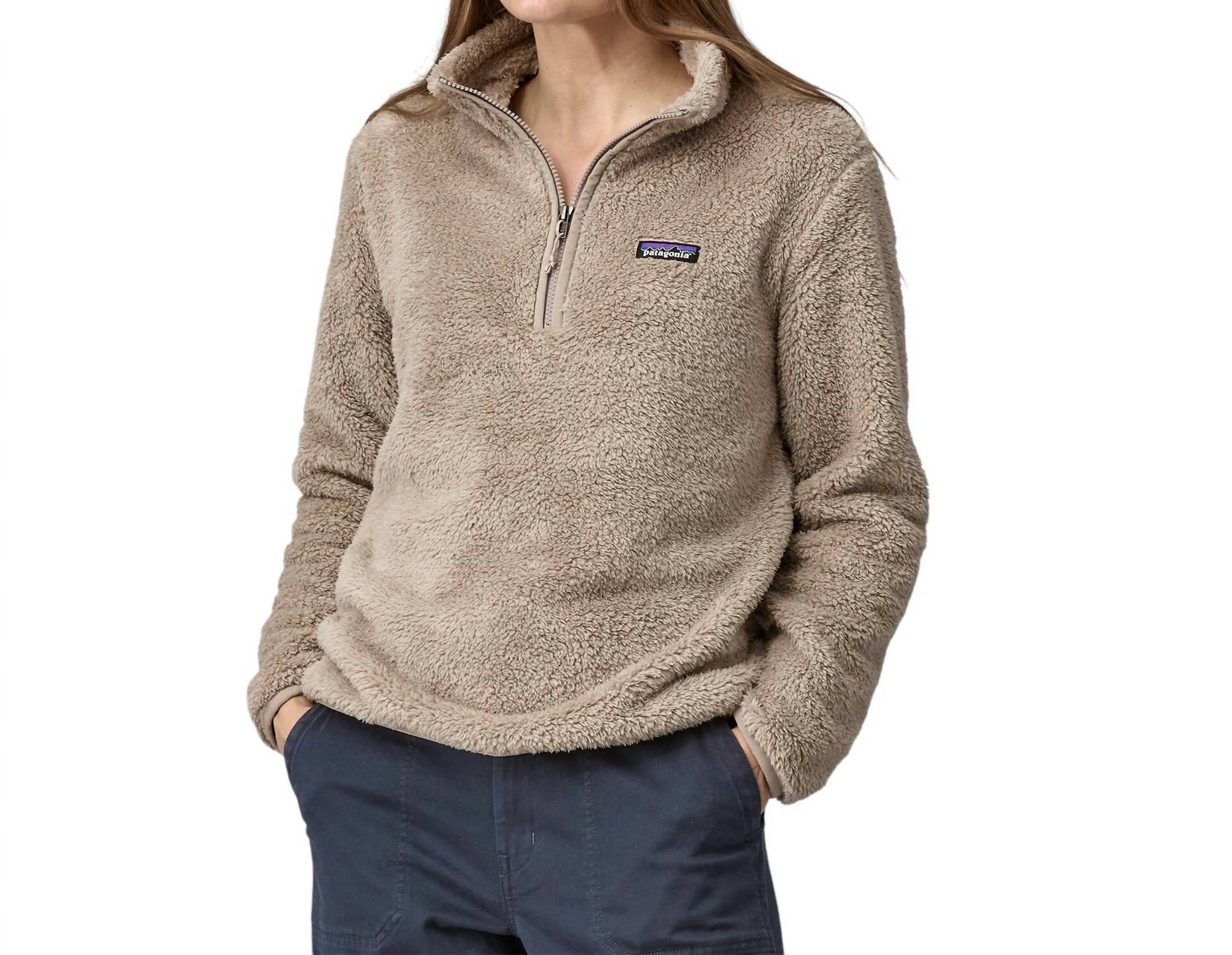 

Лос-Гатос свитер с молнией 1/4 в цвете Seabird Grey Patagonia