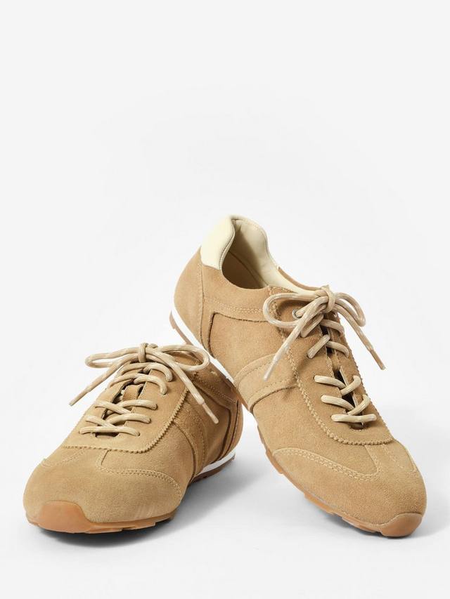 Kiko Suede шнурованные кроссовки Mint Velvet, Brown Tan — фото 4
