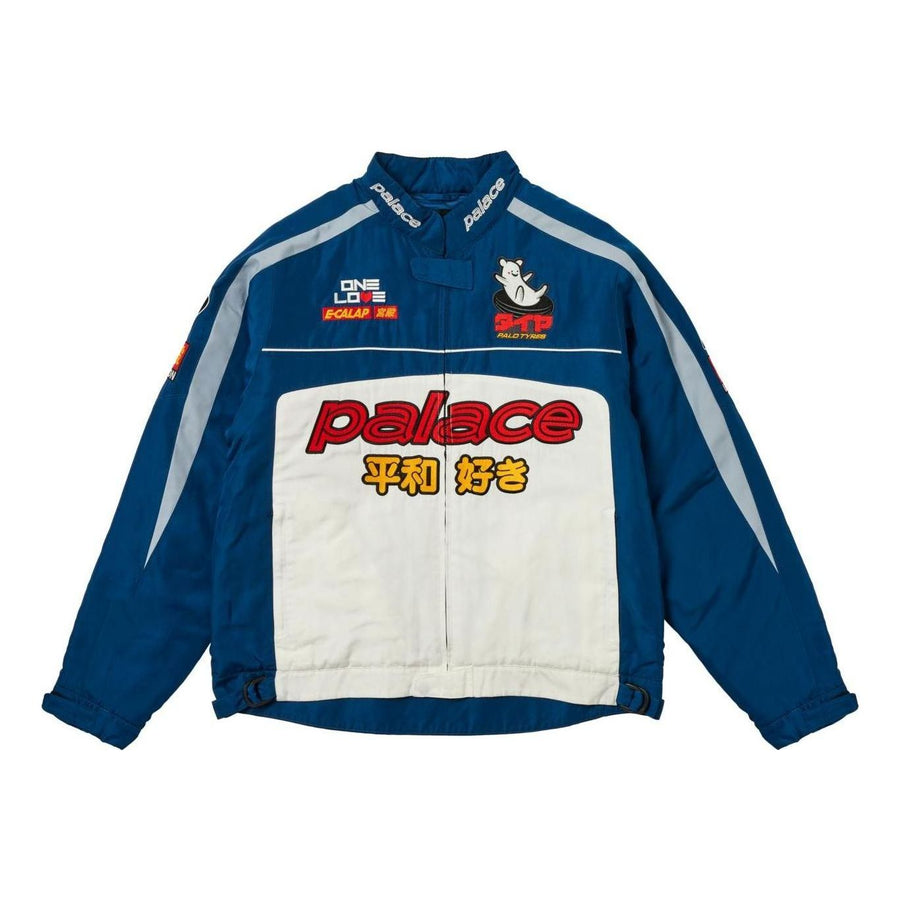 

Куртка Palace Faster Jacket 'Navy White', темно-синий