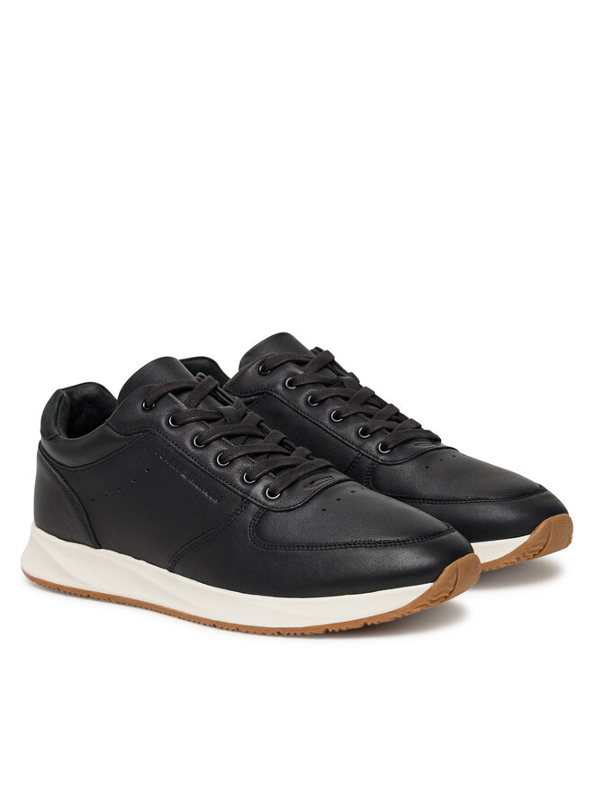 Кроссовки Premium Leather Hybrid FM0FM05700 Tommy Hilfiger, черный — фото 2