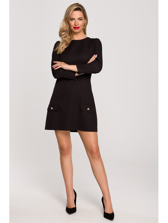 

Дневное платье regular fit Makover, черный