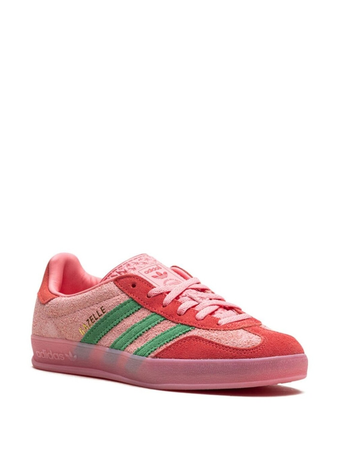 Adidas кроссовки Gazelle Indoor 'Semi Pink Spark/Preloved Scarlet', розовый — фото 2