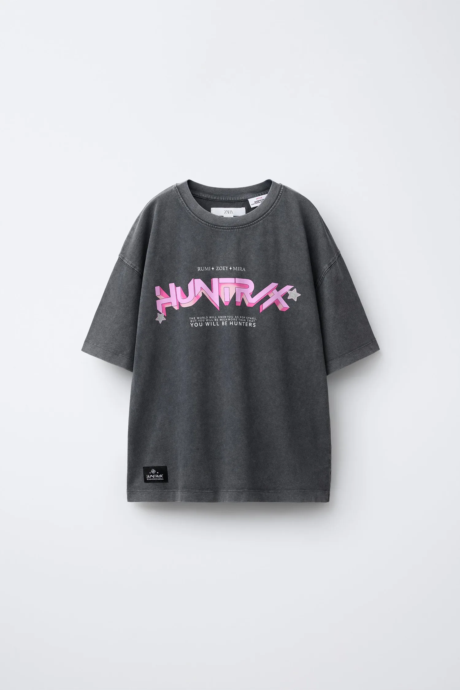 Zara Футболка с принтом в стиле k-pop demon hunters netflix ©