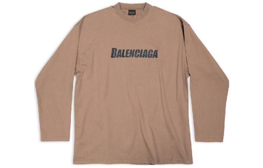 

Футболка мужская хаки Balenciaga, хаки