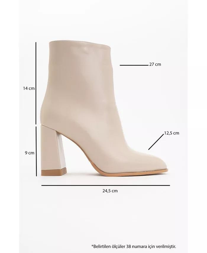 Ботильоны на высоком каблуке Jewel Prologue Shoes, коричневый/бежевый — фото 4