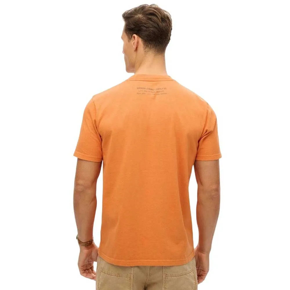 Футболка с коротким рукавом Superdry Utility Sport Graphic, оранжевый — фото 2