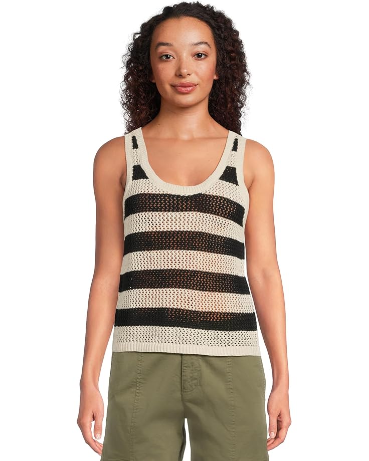 

Свитер Sanctuary Mesh Stitch Shell, цвет Black/Chalk Stripe 2