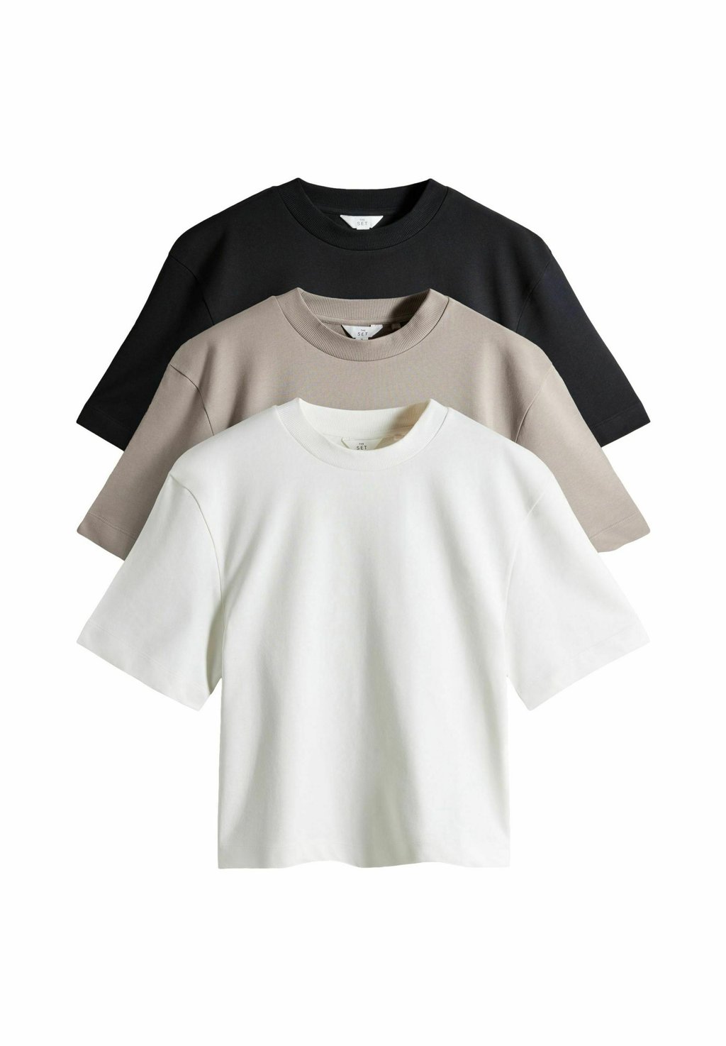 

Базовая футболка REGULAR FIT THE SET, черный
