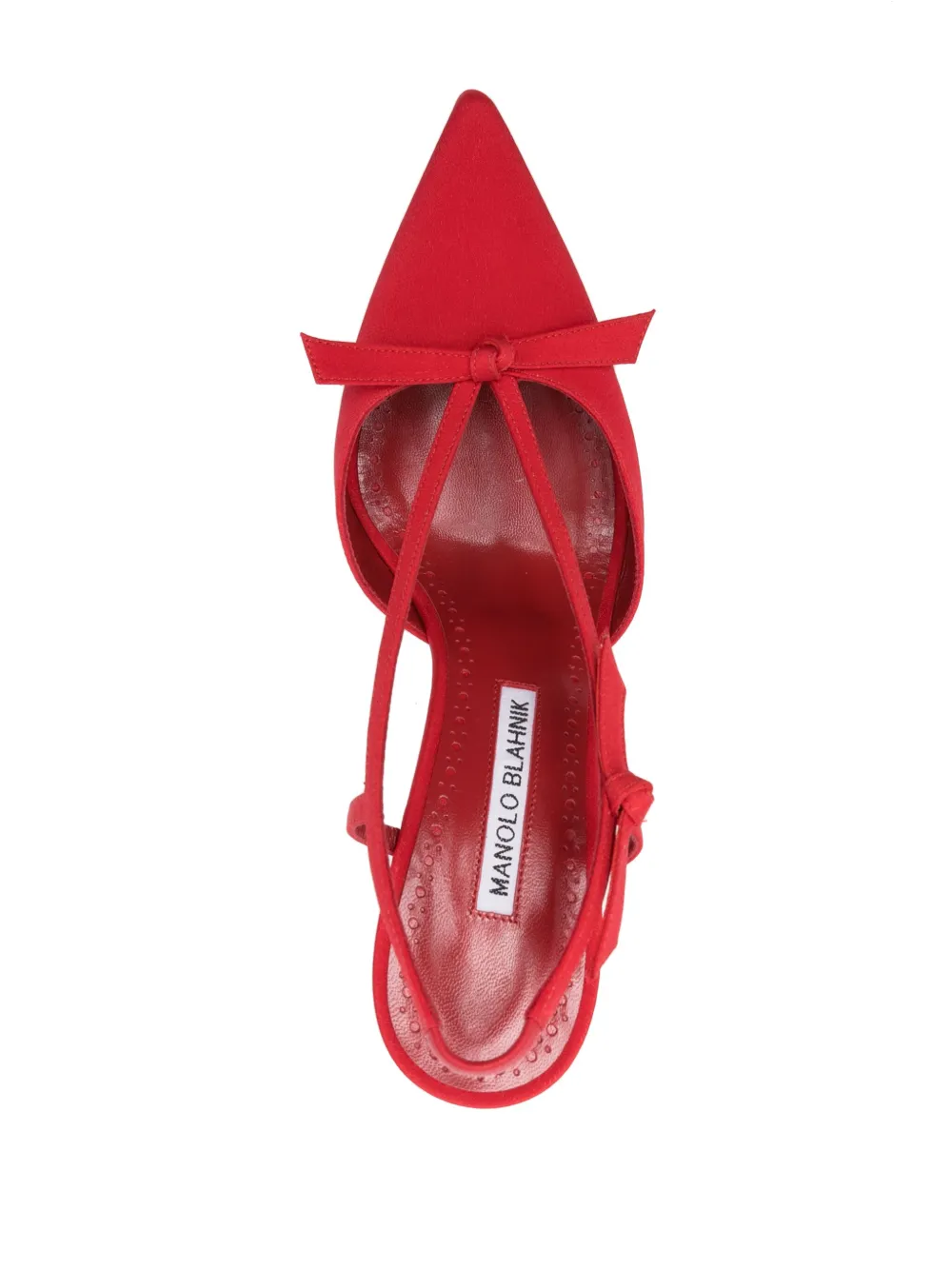 Туфли-лодочки Corintia 90 Manolo Blahnik, красный — фото 4