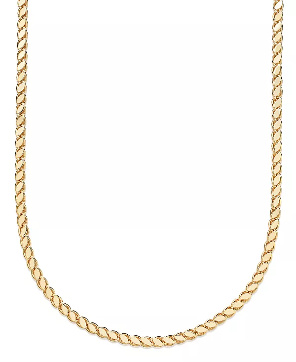 

Серебряное, позолоченное латунное ожерелье-цепочка And Now This, gold