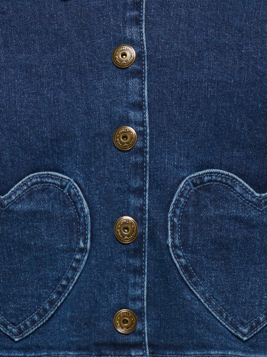 Куртка межсезонная ONLY GIRLS OFELIA, Blue Denim — фото 3