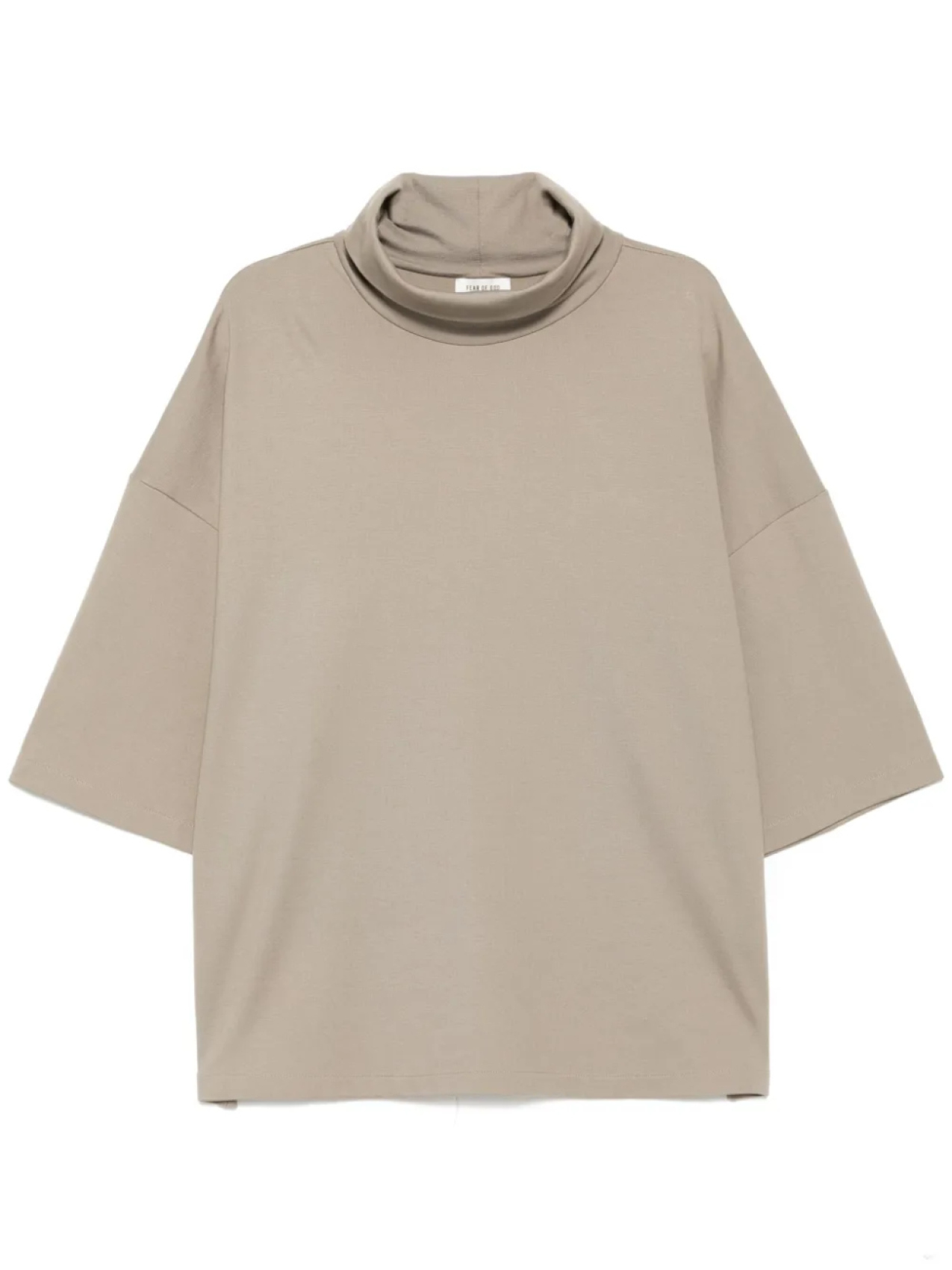 

Fear Of God футболка с короткими рукавами и высоким воротником, нейтральный