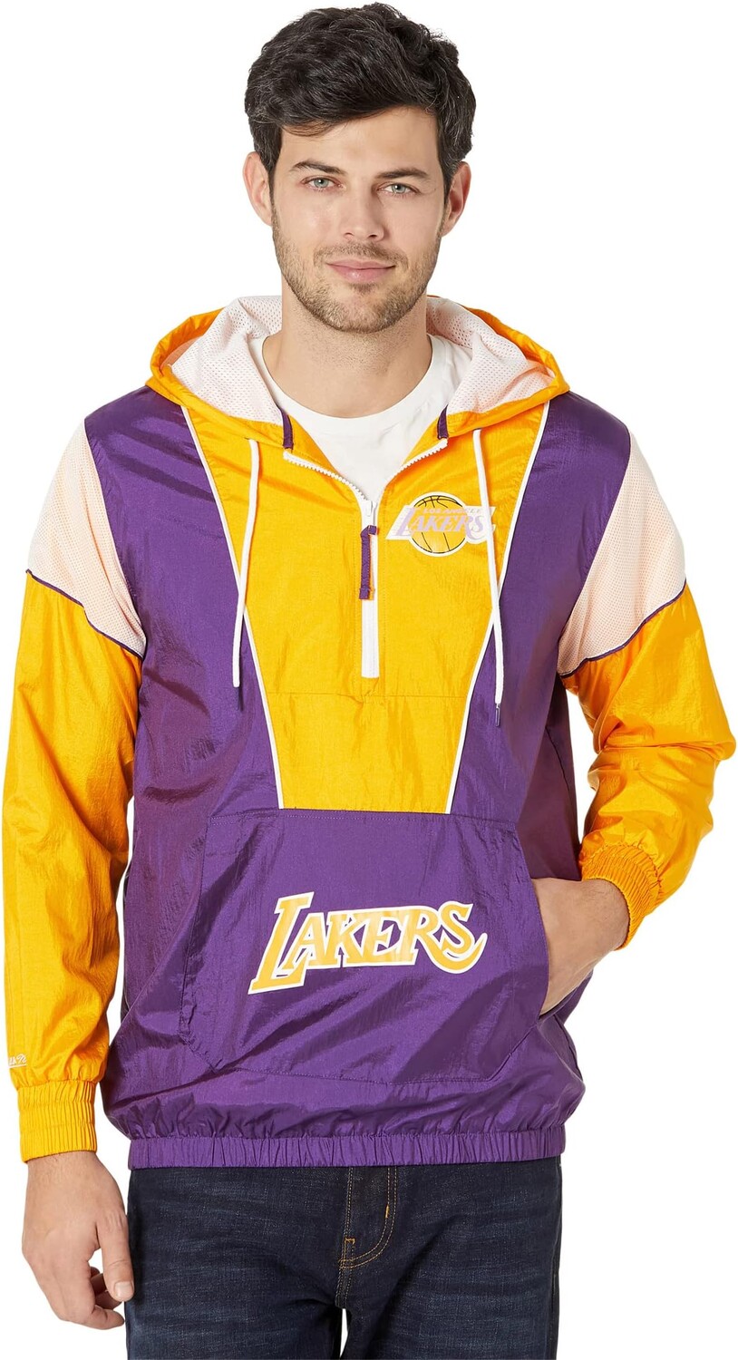 

Куртка Mitchell & Ness NBA Highlight Reel Windbreaker Lakers, фиолетовый