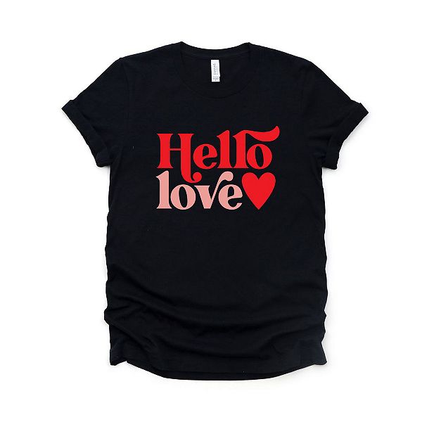 

Футболка с принтом Hello love Simply Sage Market, Black