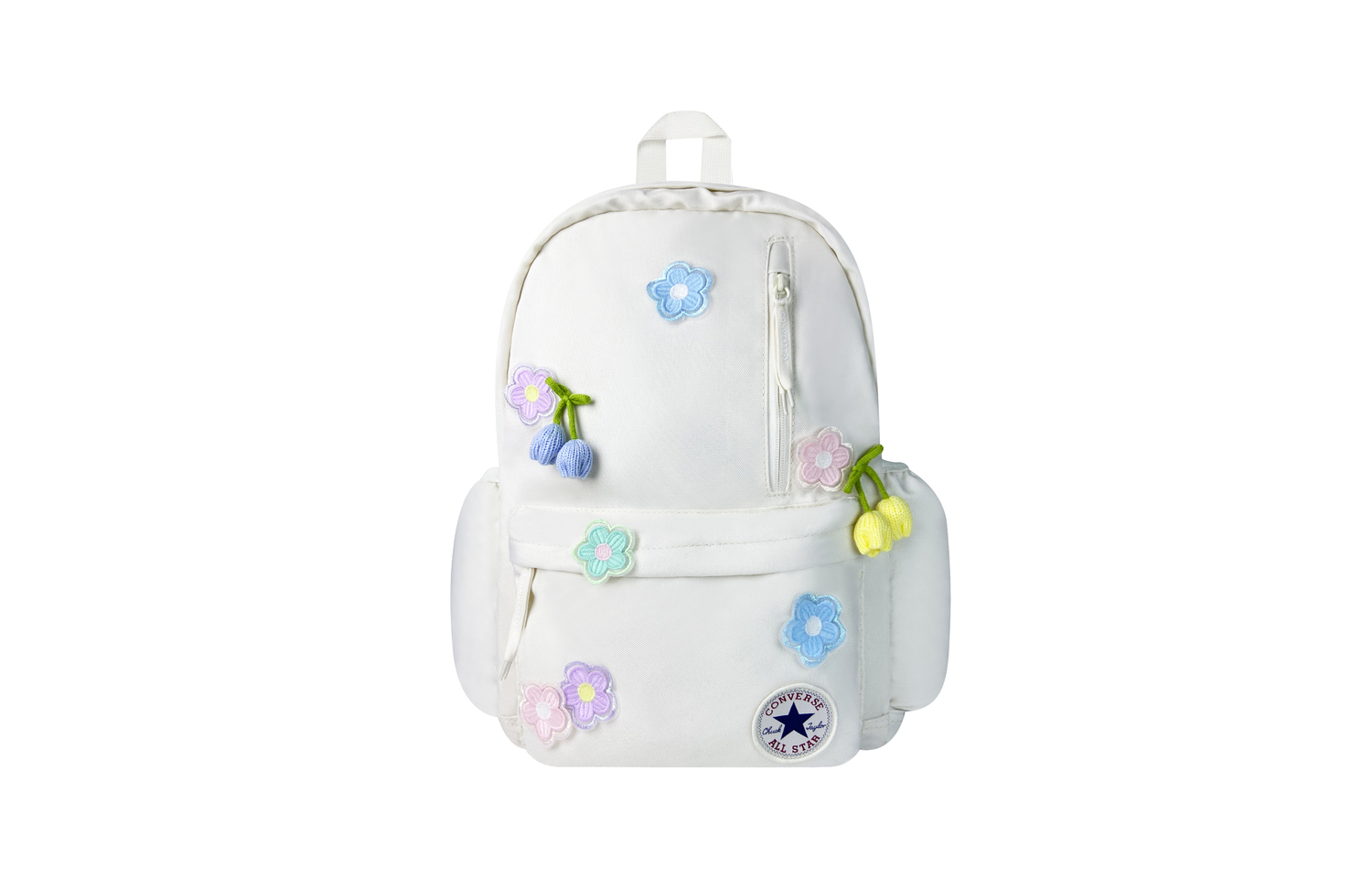 

Converse Полиэстеровый рюкзак средний унисекс белый, Floral Meadow Dream