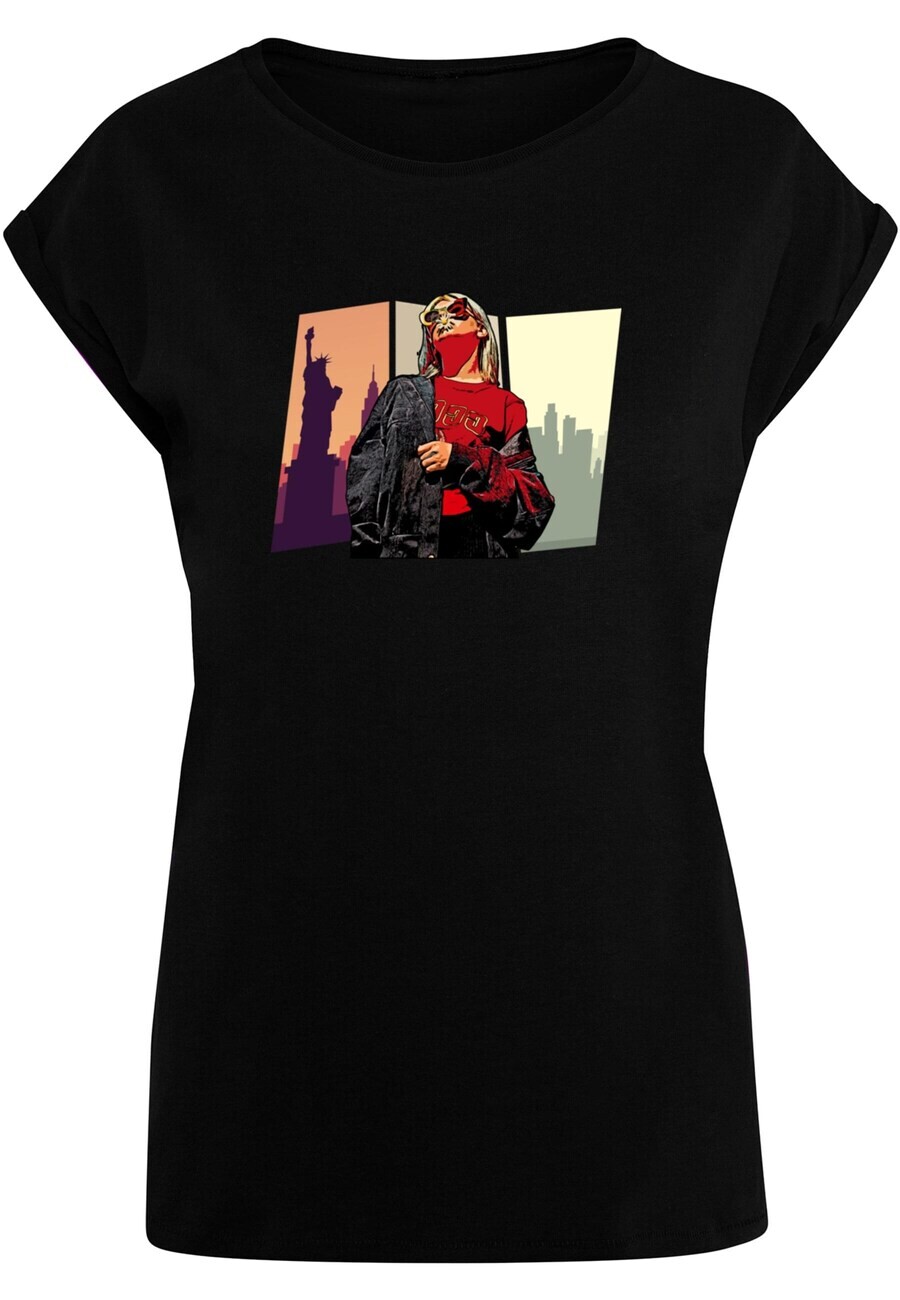 

Футболка Merchcode GRAND RED GIRL, черный