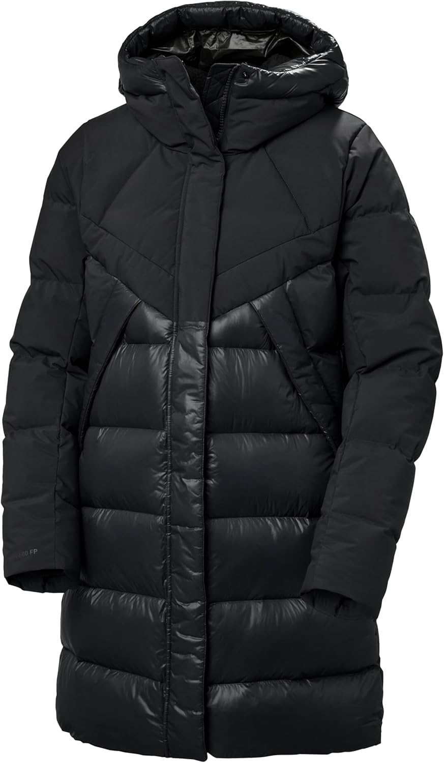 

Парка Helly-Hansen Winter Bliss Down Parka, женские пальто, верхняя одежда с пуховиками, молния YKK, регулируемый капюшон, без ПФУ, Bluesign Helly Hansen, 990 Black