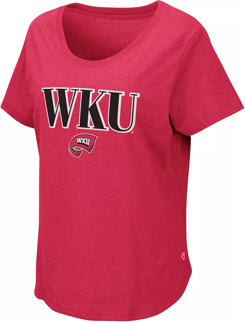

Женская красная футболка Colosseum Western Kentucky Hilltoppers