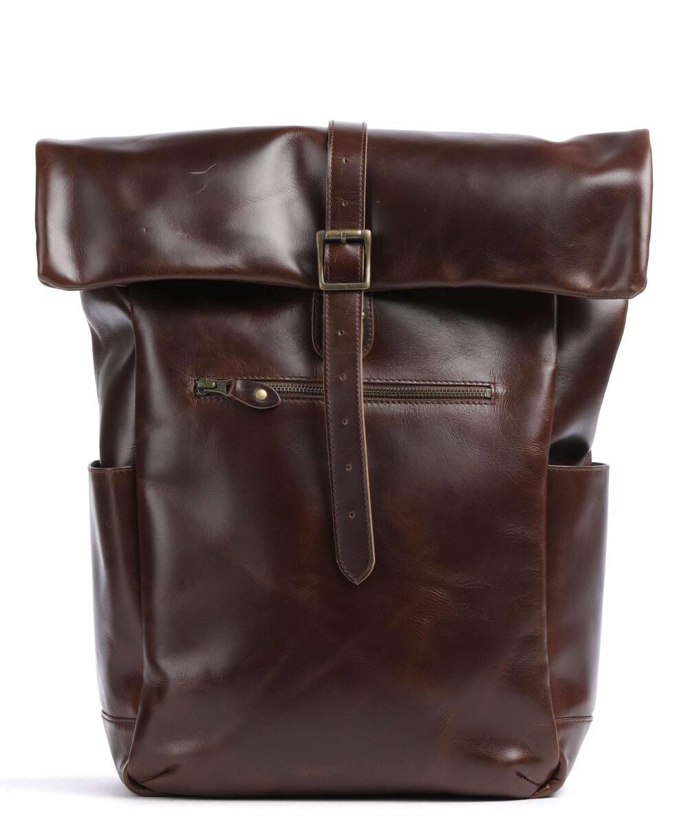 

Рюкзак Crazy Horse Nomad с откидной крышкой 13 дюймов из воловьей кожи Buckle & Seam, коричневый