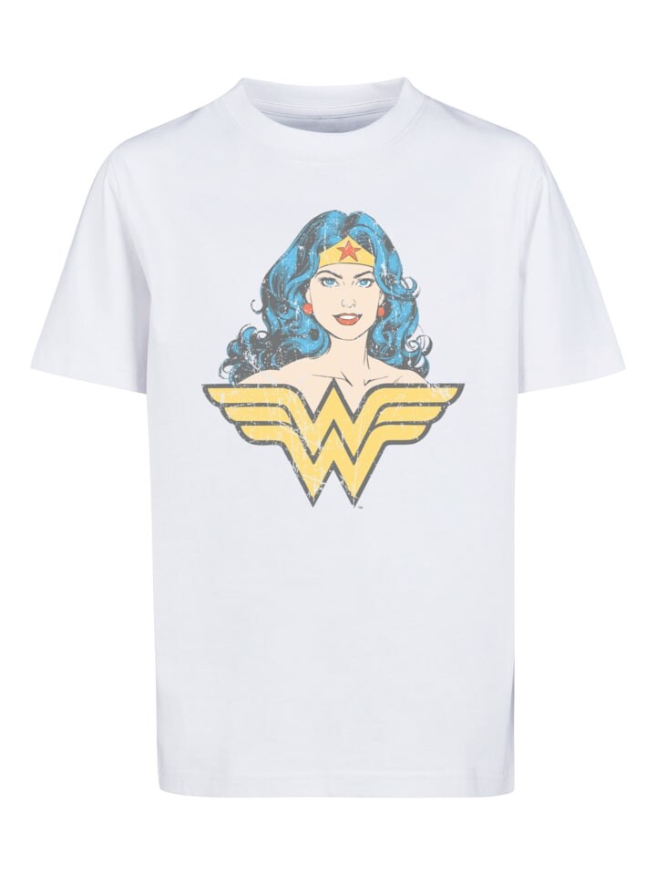 

Футболка F4NT4STIC DC Comics Superhelden Wonder Woman Gaze, белый