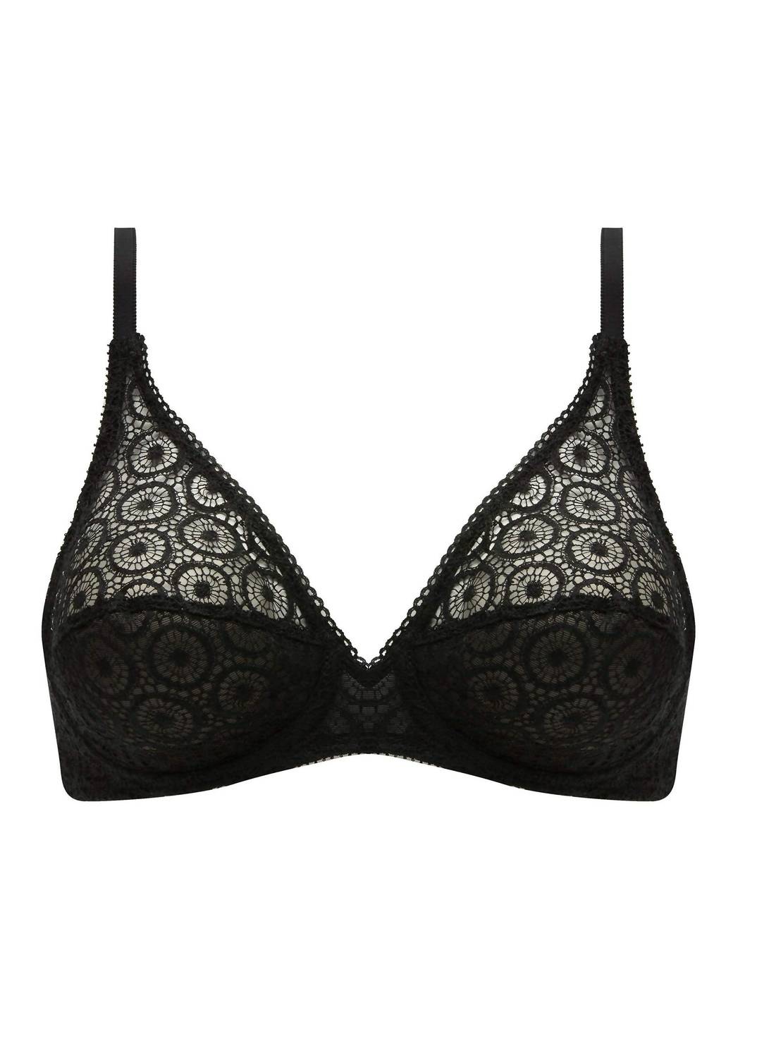 

Бюстгальтер Fete Sheer Mesh на косточках черного цвета Chantelle