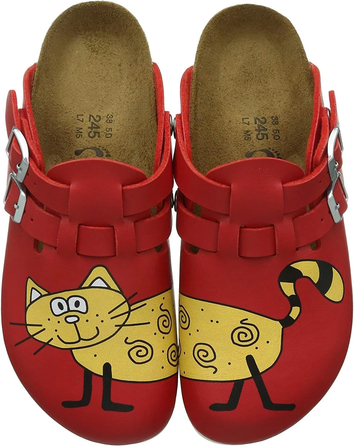 Сабо Birkenstock Professional Kay, Red Cat Red — фото 3