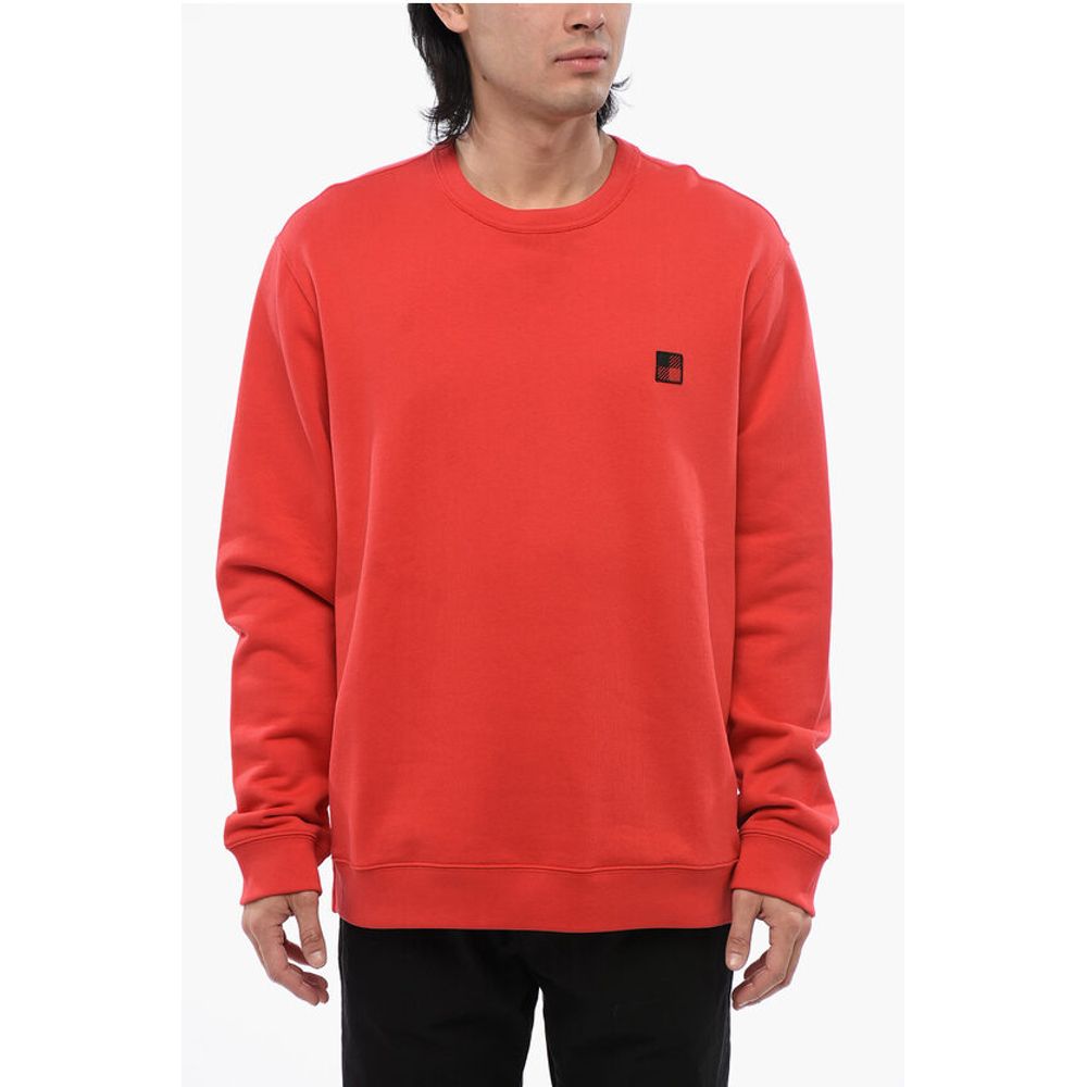 

Толстовка LUXURY из начесаного хлопка с круглым вырезом Woolrich, Red