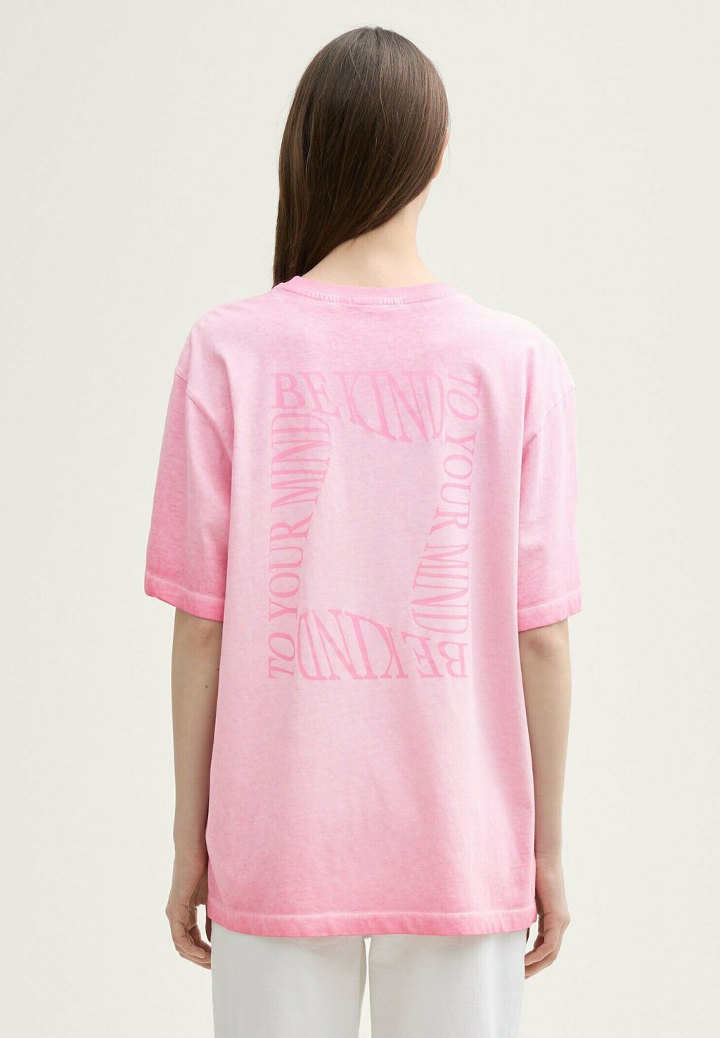 

Рубашка с принтом TOM TAILOR DENIM, цвет Light Dusty Pink