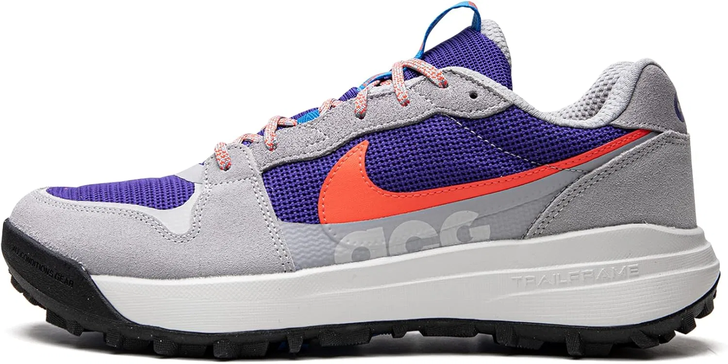 Кроссовки мужские Nike ACG Lowcate, цвет Wolf Grey/Bright Crimson