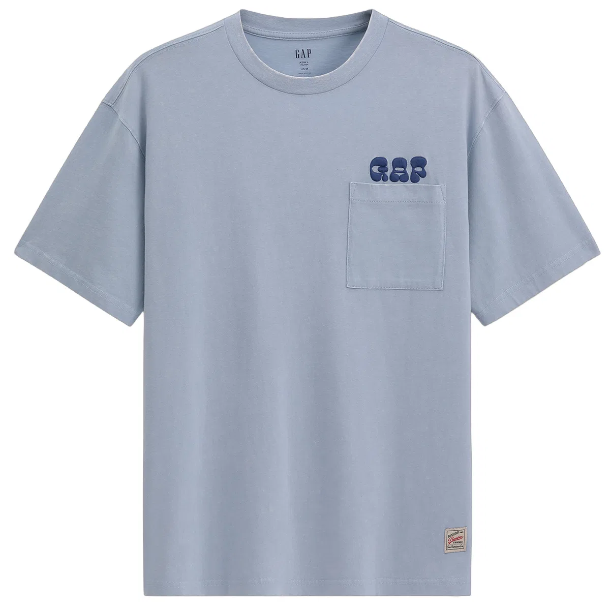 Футболка унисекс crew neck heavyweight GAP, Blue