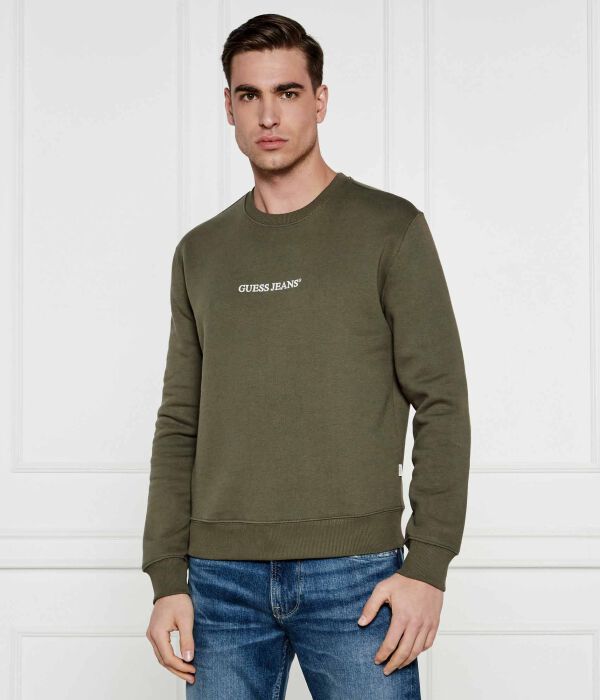 

Утепленный свитер Slim fit Guess Jeans, серый