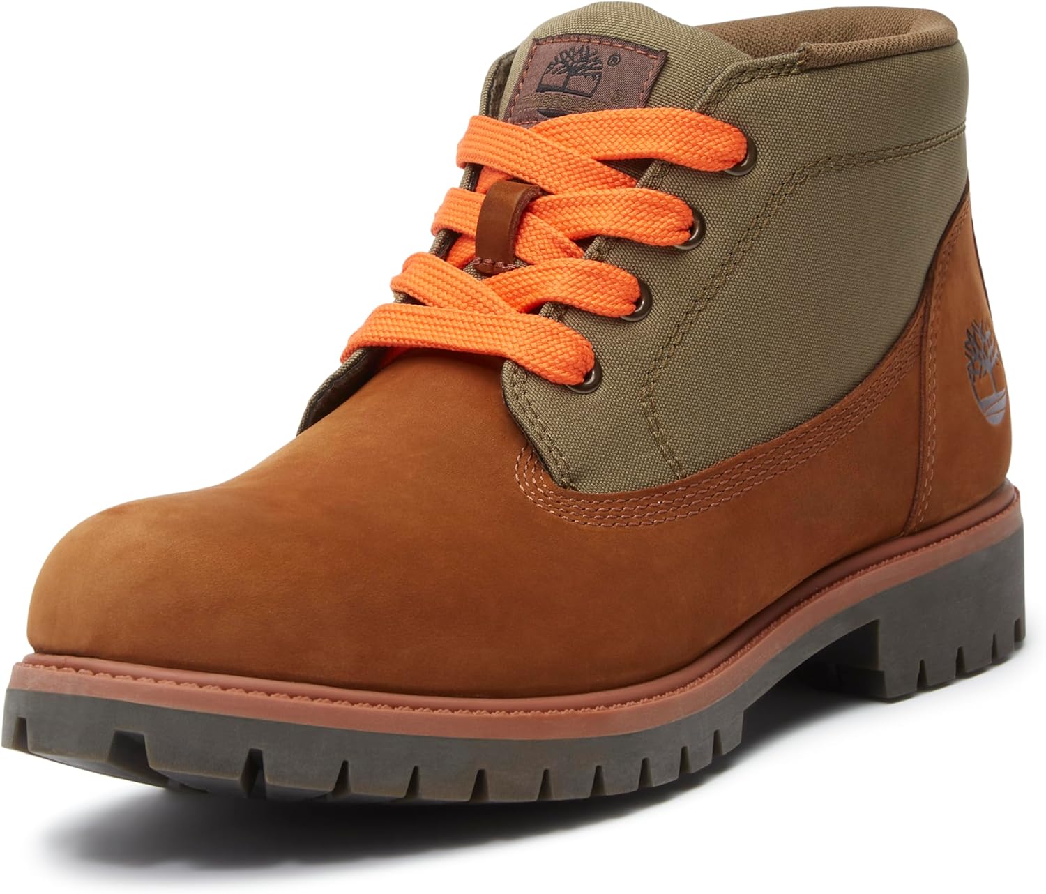 

Мужские ботинки Timberland Premium Mid Chukka на шнуровке, Medium Brown Nubuck