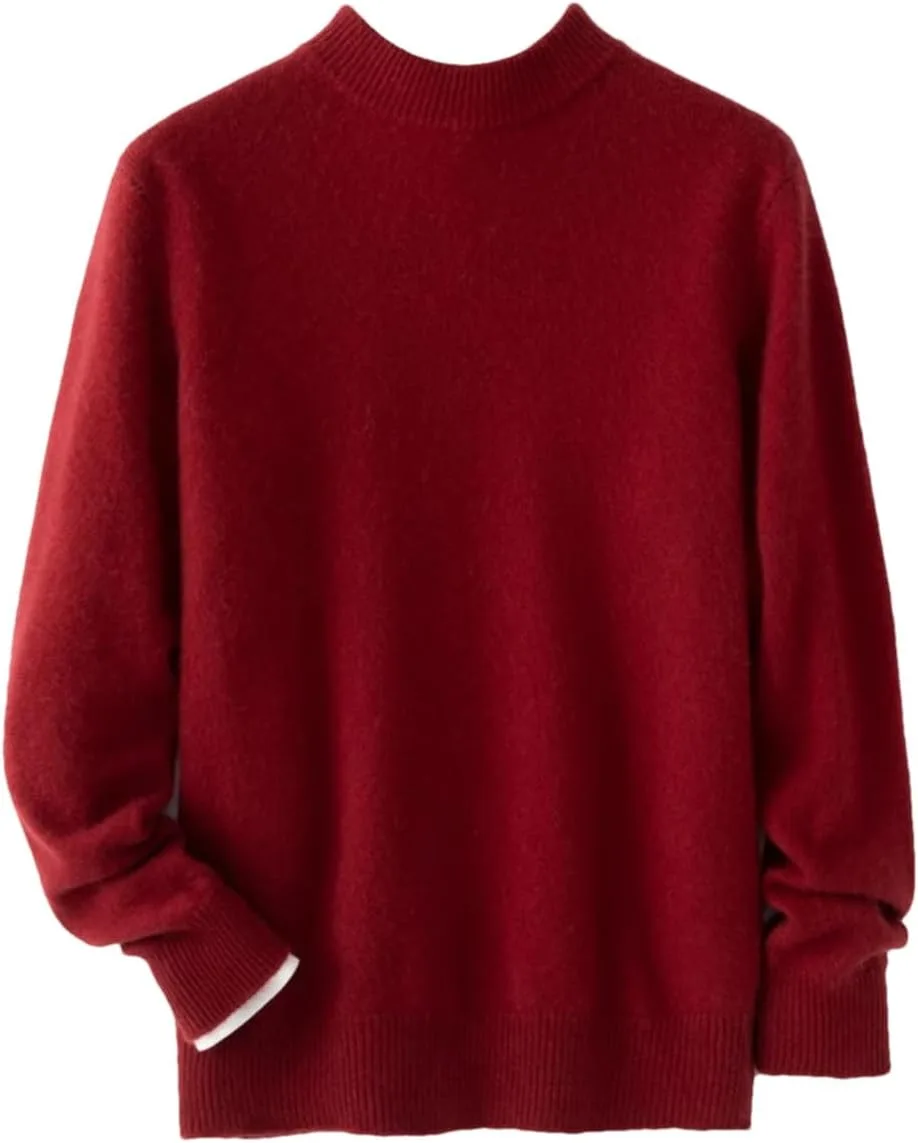 

Мужской кашемировый свитер с высоким воротником Wjnvfioo