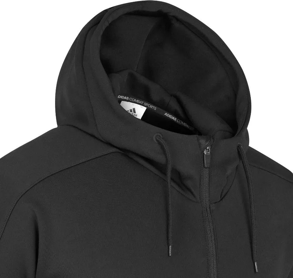 Детская куртка с логотипом на рукаве adidas, черно-белая — фото 2