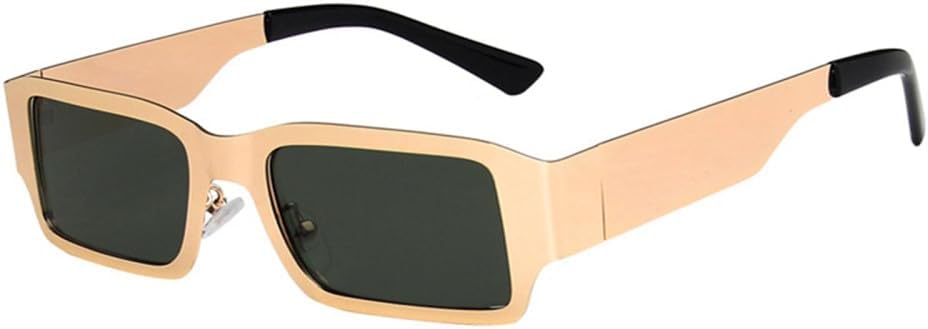 

Солнцезащитные очки ретро-размера, маленькие, прямоугольной формы, в металлической оправе, для женщин и мужчин, в стиле стимпанк, с защитой от ультрафиолета UV400 LANGSER, G03