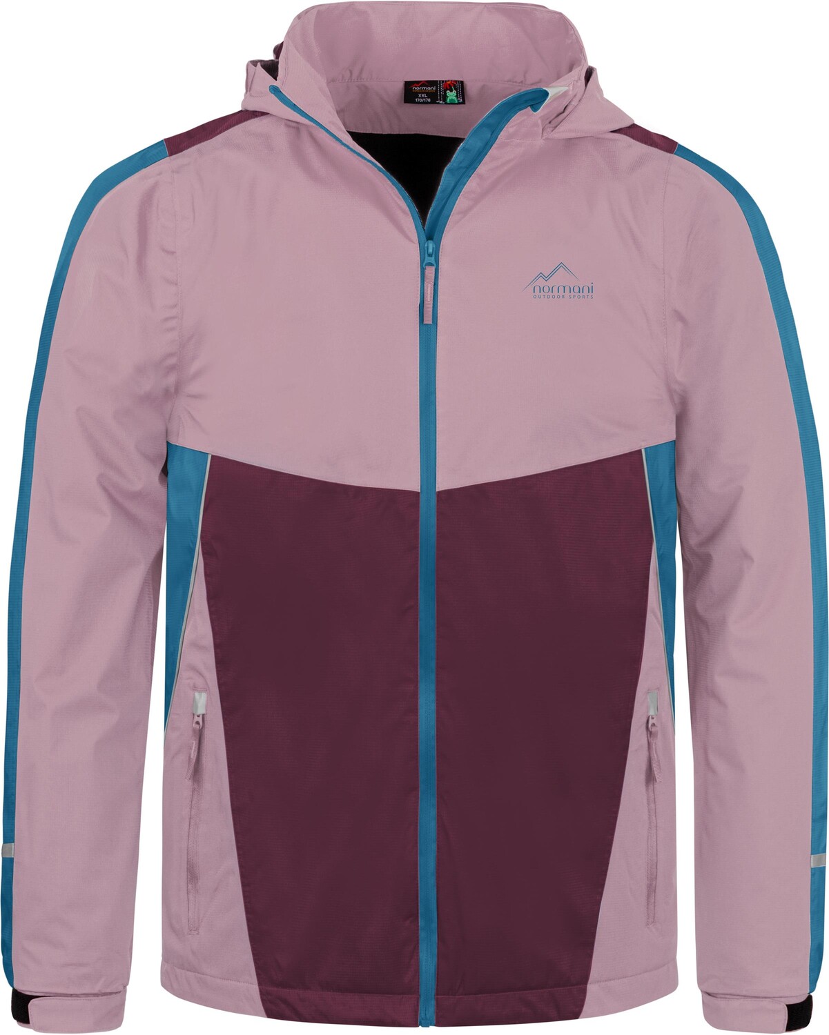 Дождевик Normani Outdoor Sports Kinder Puyallup, розовый — фото 4