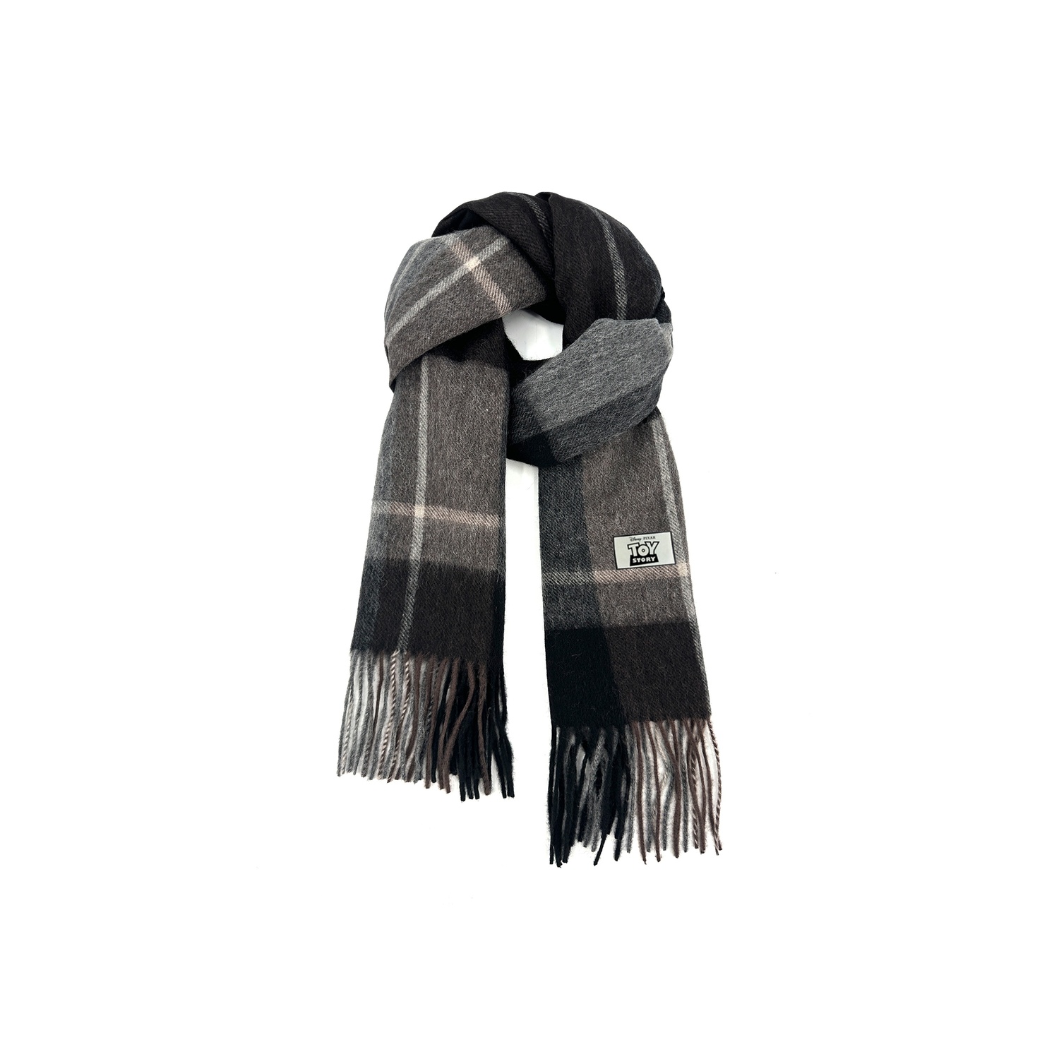 

Disney Вязаный шарф унисекс, Black Gray 13#