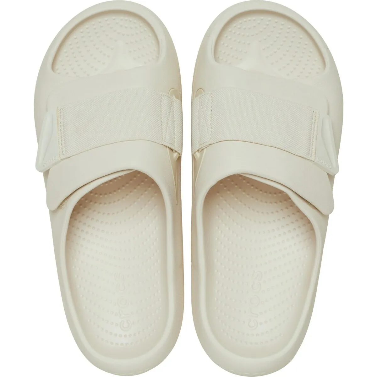 Женские шлепанцы Getaway Platform Flip W Crocs, светло-бежевый — фото 3
