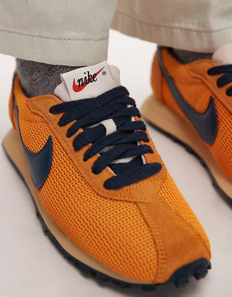 Кроссовки Nike LD-1000 оранжевого и темно-синего цветов — фото 3