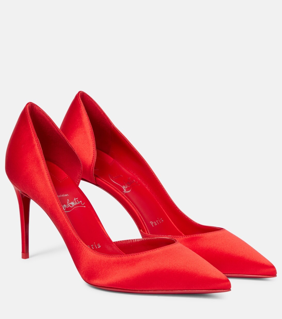 Туфли-лодочки Iriza из шелкового атласа Christian Louboutin, желтый