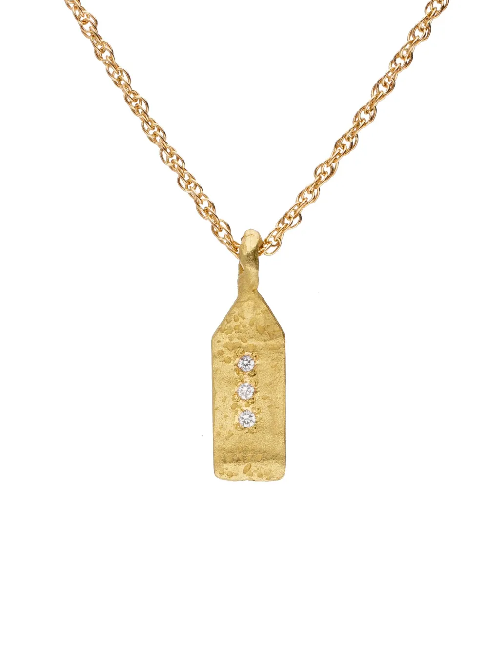

Колье Paloma Maison Diamond Tag из желтого золота с подвеской ELHANATI, золотой