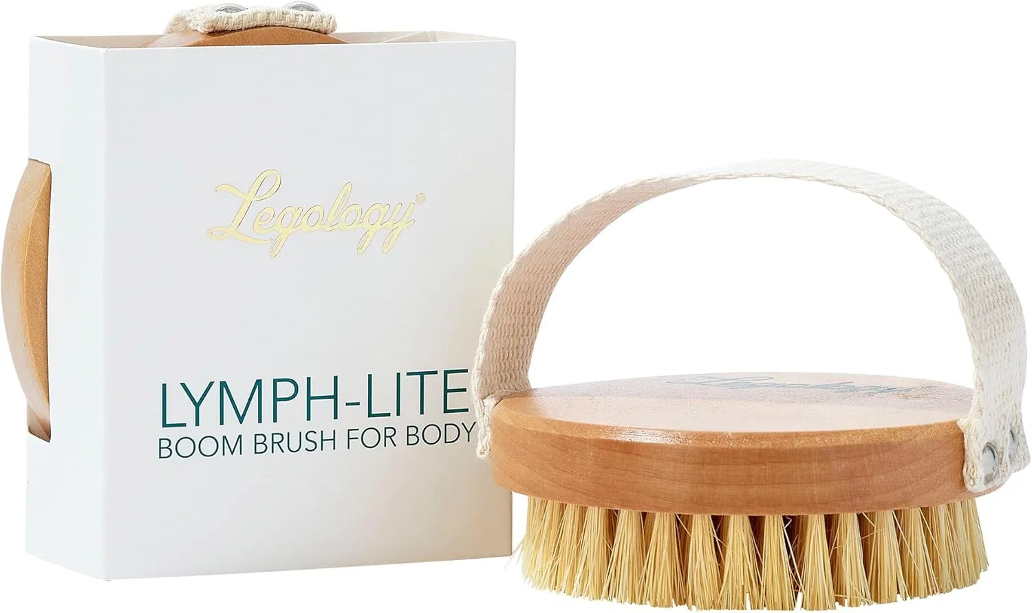 Натуральная отшелушивающая щетка для тела Lymph-Lite Boom Brush от Legology Legology — фото 2