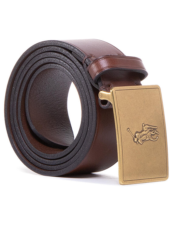 

Ремень мужской 36Mm Pp Plaque Belt 405691693002 Polo Ralph Lauren, коричневый
