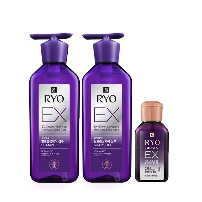

Шампунь/Шампунь-мыло Unisex Ryo, 400ml*2+100ml Hair Loss Prevention Shampoo