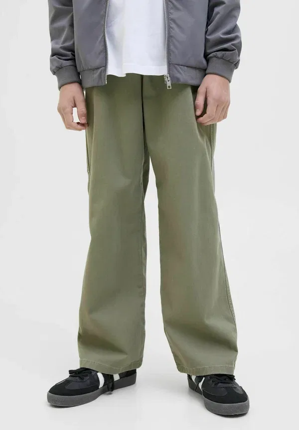 Брюки рабочие Jack & Jones Junior, пыльно-оливковый — фото 2