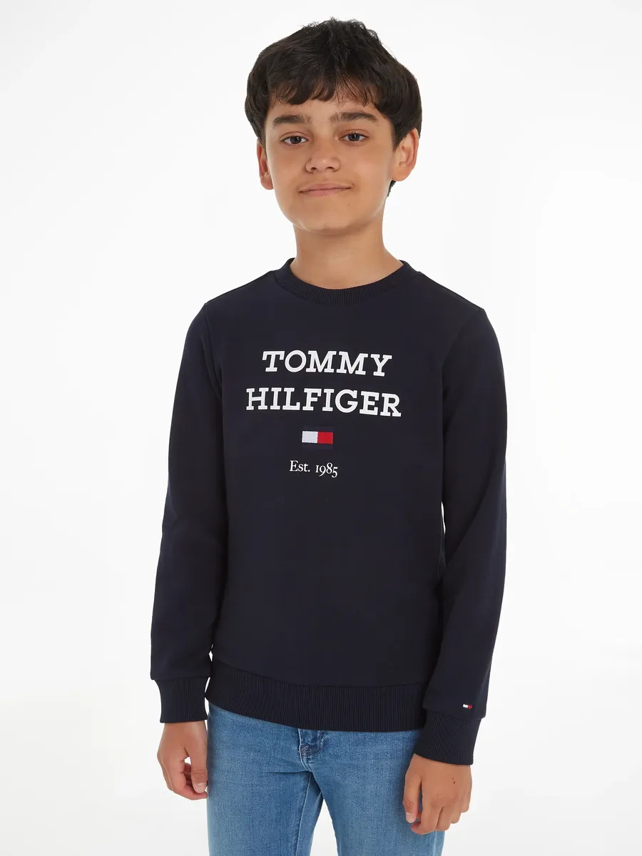 

Толстовка Tommy Hilfiger "TH LOGO SWEATSHIRT", с большим логотипом, цвет Desert Sky